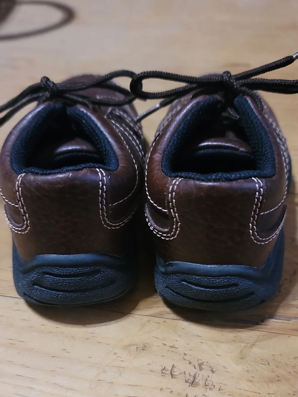 OshKosh B'gosh Brown Lace-Up Kids Sneakers